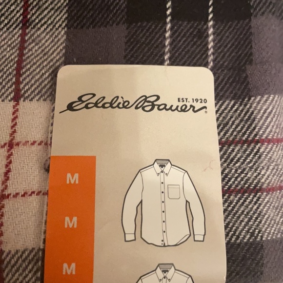 Eddie Bauer -  Eddie's Favorite Flannel Classic Fit Shirt - Plaid, NWT - Picture 6 of 6